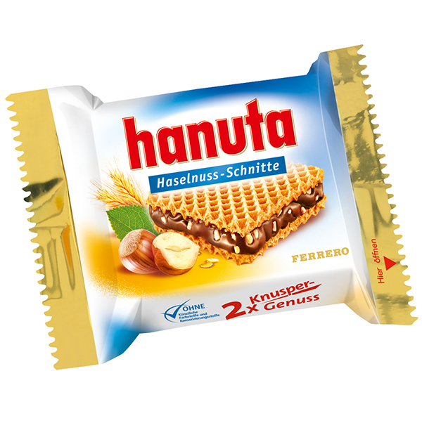 Hanuta Haselnuss-Schnitte
