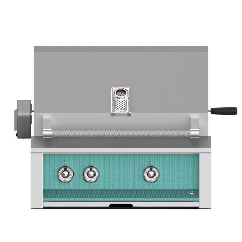 Aspire by Hestan 30-Inch 2-Burner Built-In Natural Gas Grill with Infrared Sear Burner and Rotisserie Burner - Bora Bora
