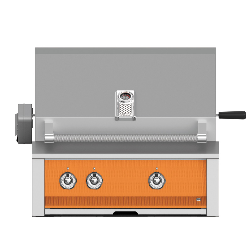 Aspire by Hestan 30-Inch 2-Burner Built-In Propane Gas Grill with Infrared Rotisserie Burner - Citra