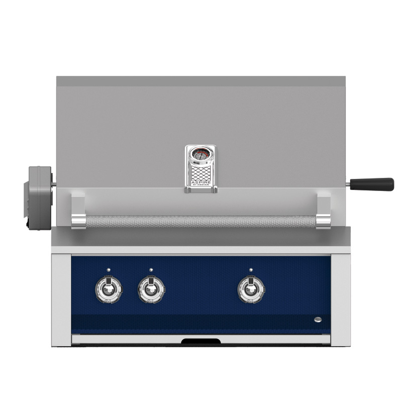 Aspire by Hestan 30-Inch 2-Burner Built-In Natural Gas Grill with Infrared Rotisserie Burner - Orion