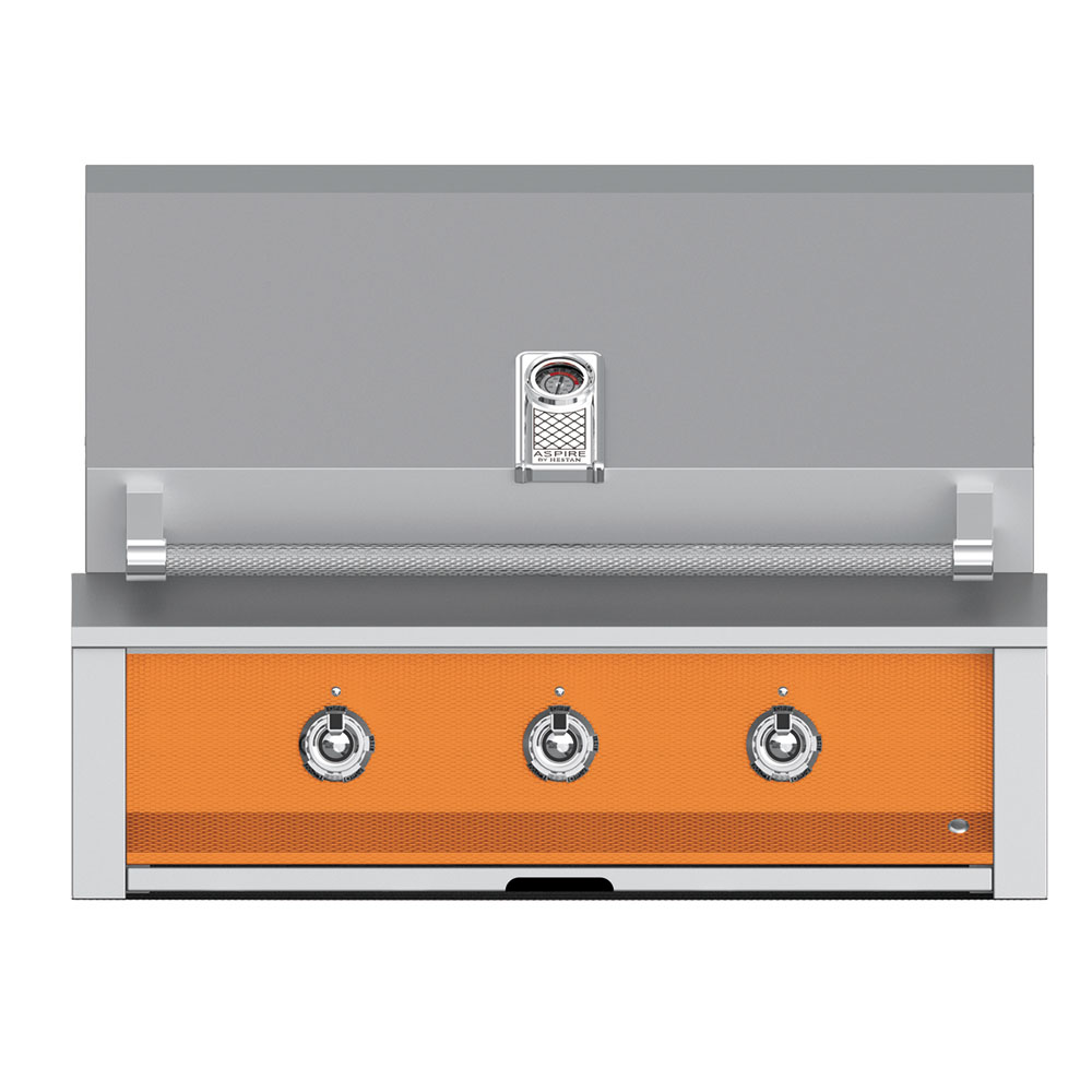 Aspire by Hestan 36-Inch 3-Burner Built-In Natural Gas Grill with Infrared Sear Burner - Citra