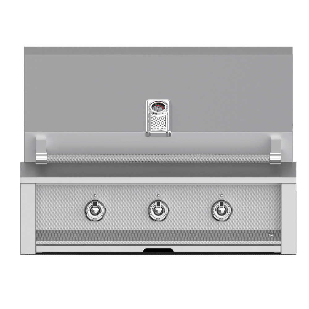 Aspire by Hestan 36-Inch 3-Burner Built-In Natural Gas Grill with Infrared Sear Burner - Stainless Steel