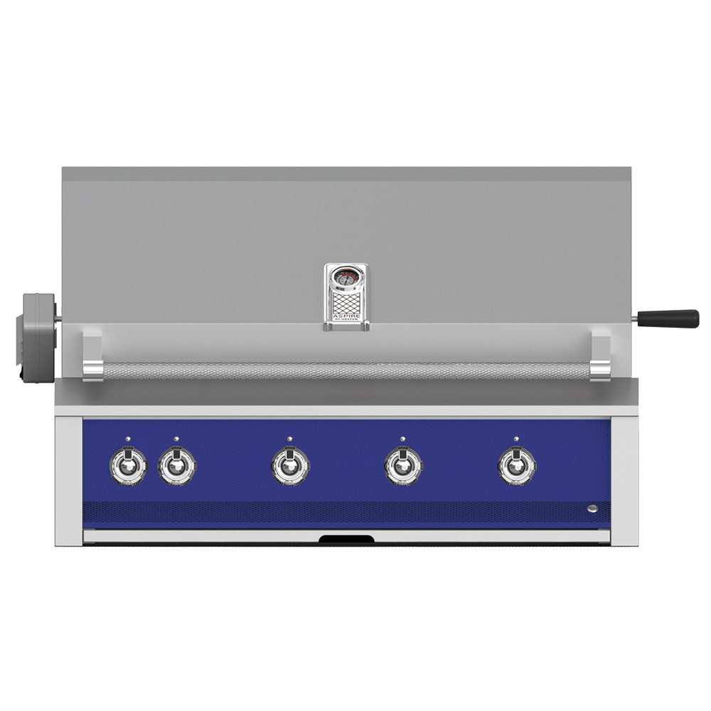 Aspire by Hestan 42-Inch 4-Burner Built-In Natural Gas Grill with Infrared Sear Burner and Rotisserie Burner - Prince