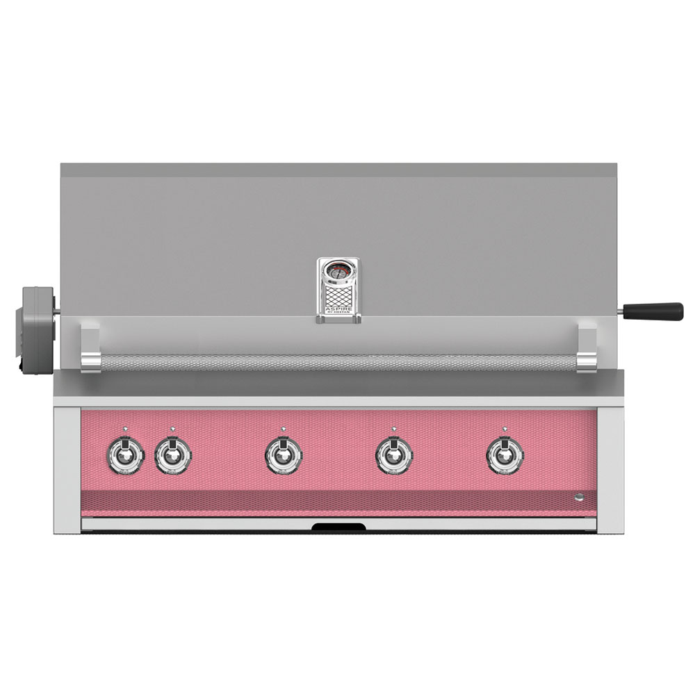 Aspire by Hestan 42-Inch 4-Burner Built-In Natural Gas Grill with Infrared Sear Burner and Rotisserie Burner - Reef
