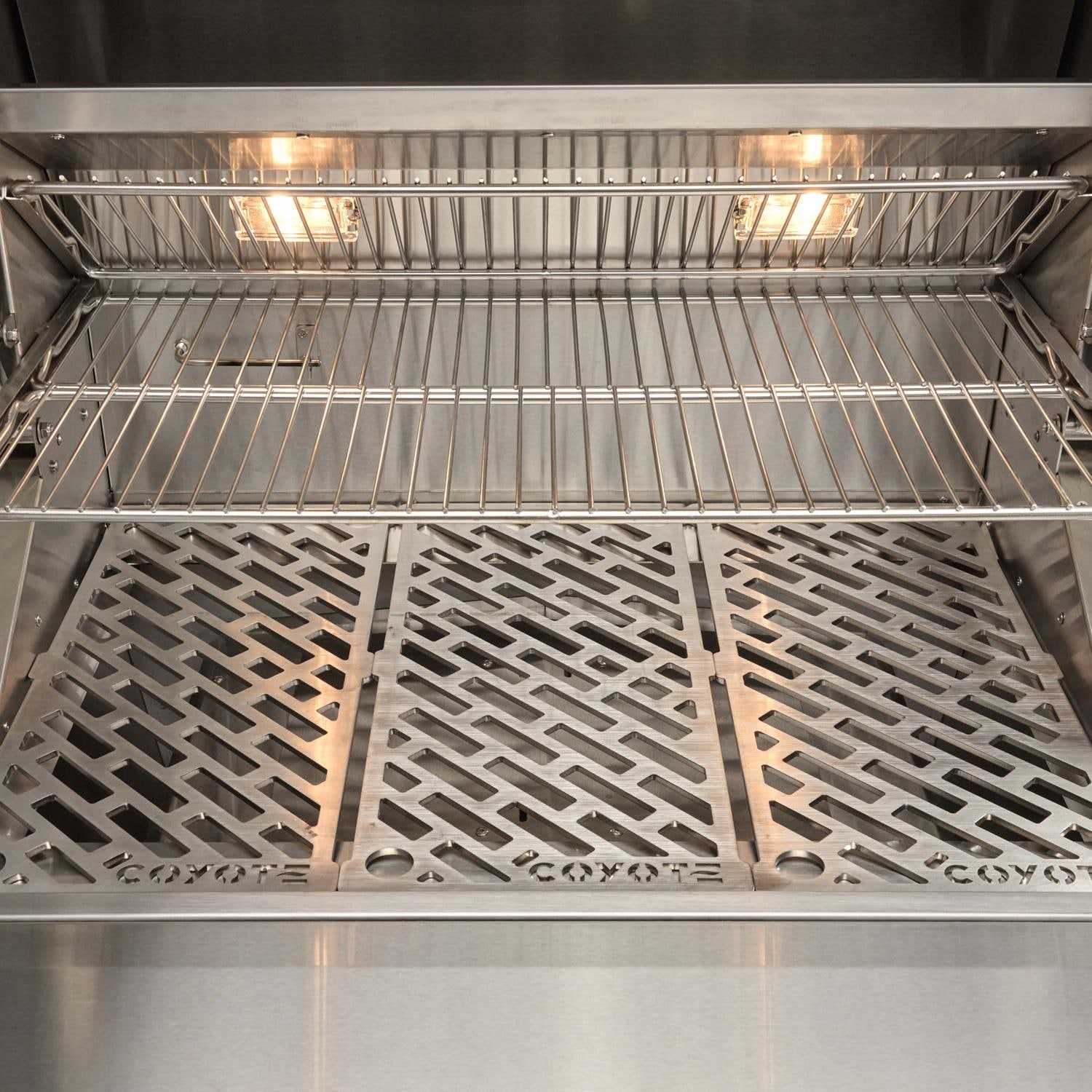 Coyote Next-Gen Touch-Screen Controlled 36-Inch 304 Stainless Steel Built-In Pellet Grill - Image 3
