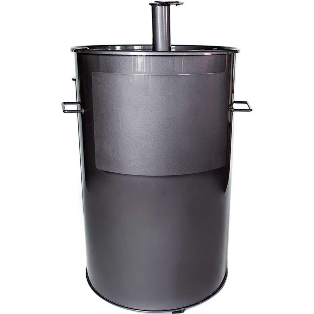 Gateway Drum Smokers Sizzle Edition 55 Gallon Charcoal BBQ Smoker - Gloss Charcoal - Image 9