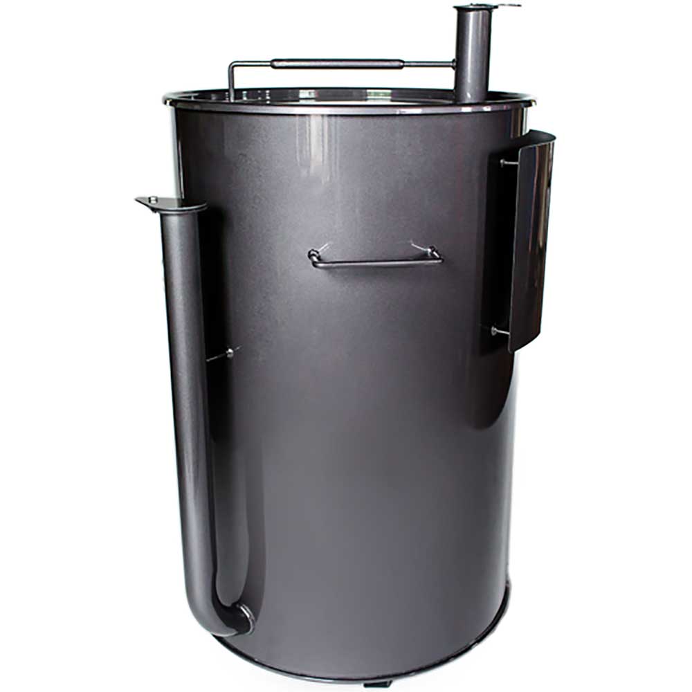 Gateway Drum Smokers Sizzle Edition 55 Gallon Charcoal BBQ Smoker - Gloss Charcoal - Image 10