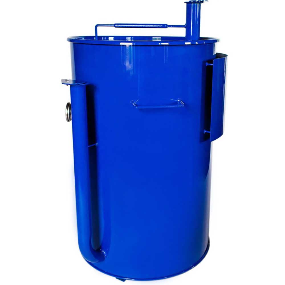 Gateway Drum Smokers Sizzle Edition 55 Gallon Charcoal BBQ Smoker - Gloss Royal - Image 9