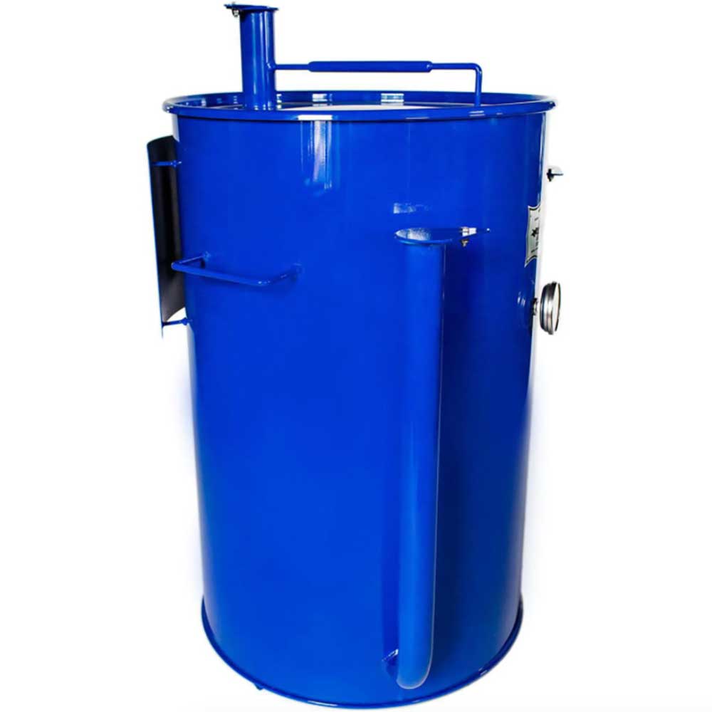 Gateway Drum Smokers Sizzle Edition 55 Gallon Charcoal BBQ Smoker - Gloss Royal - Image 11