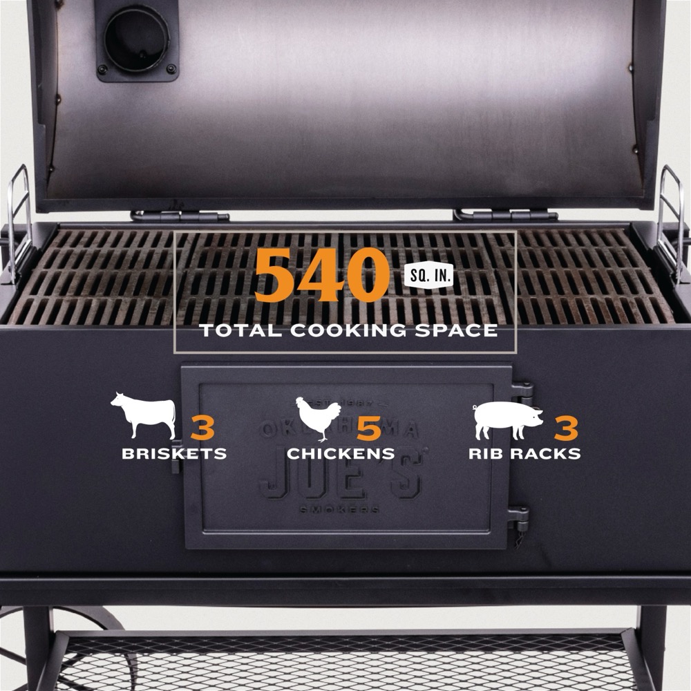 Oklahoma Joe's 30-Inch Judge Charcoal Grill - Image 3