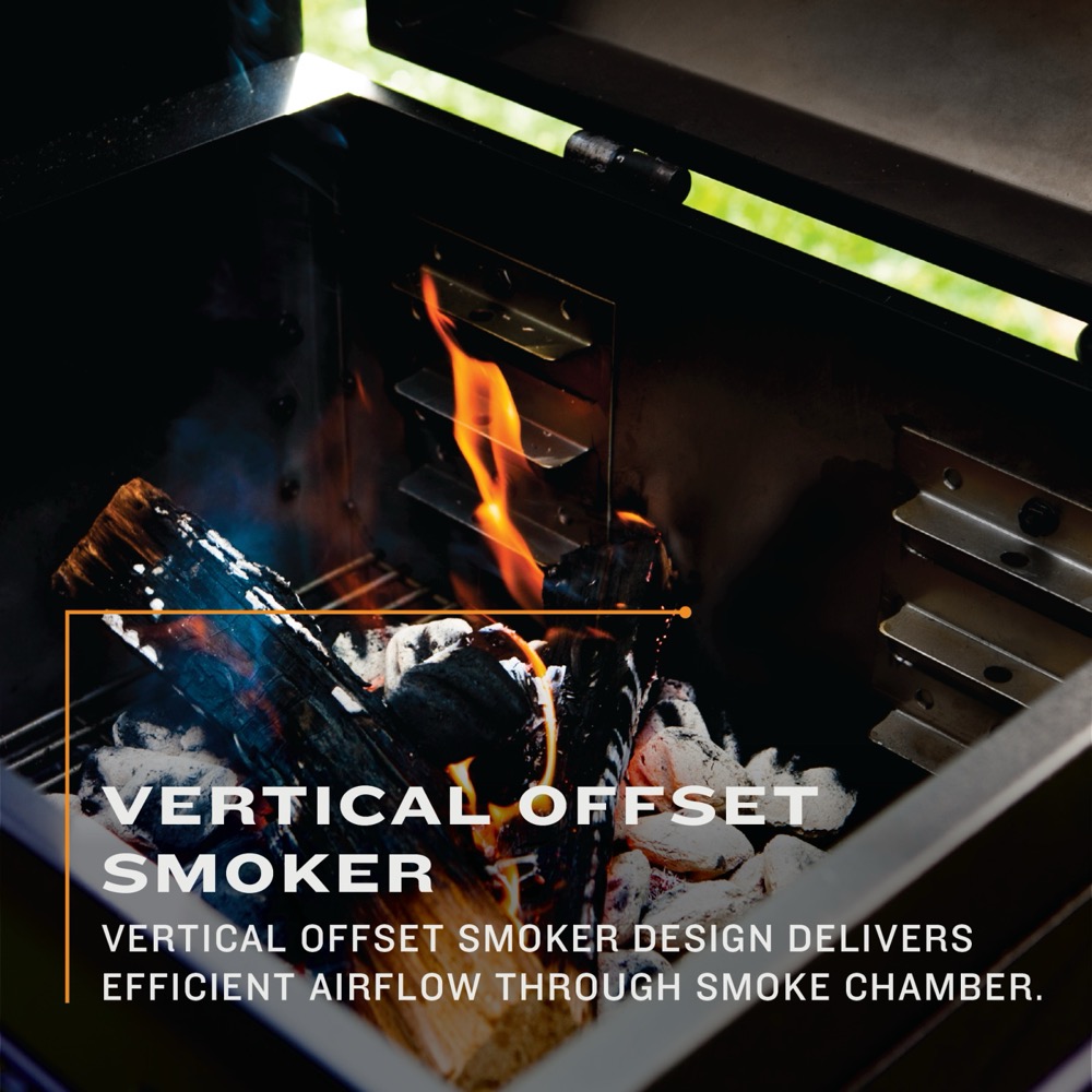 Oklahoma Joe's Bandera Vertical Offset Charcoal Smoker - Image 4