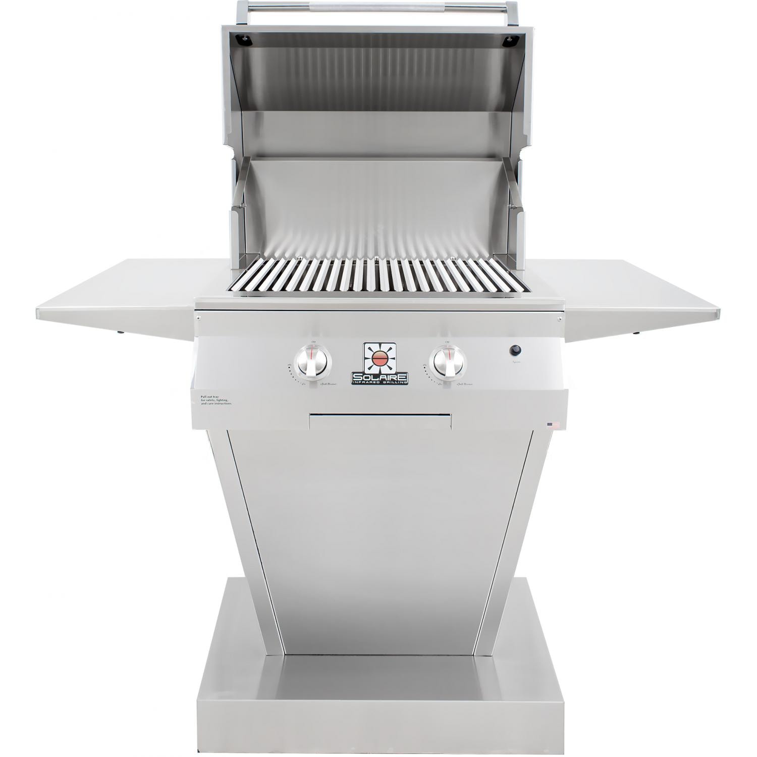 Solaire 27-Inch Deluxe Freestanding InfraVection Natural Gas Grill