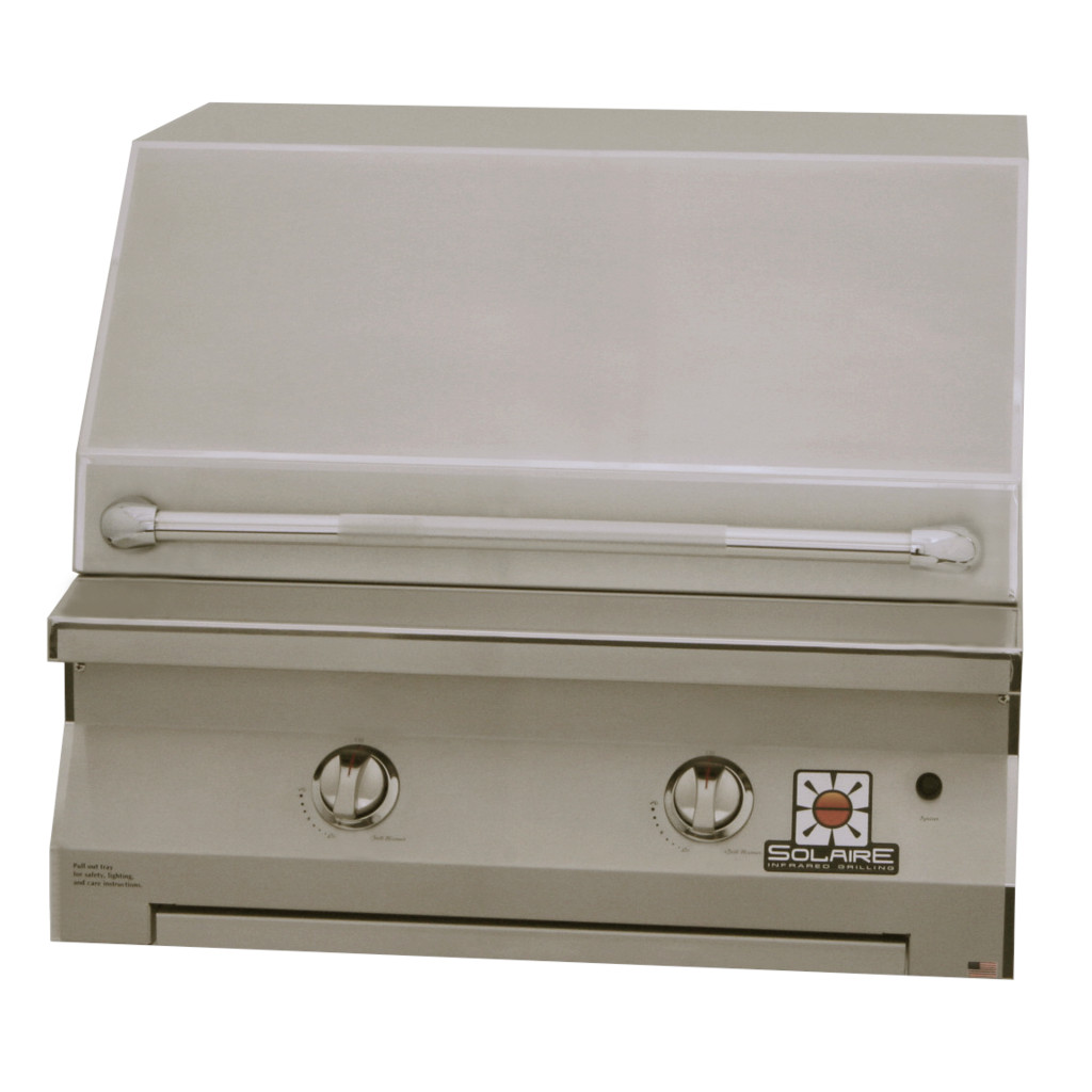 Solaire 30-Inch Built-In InfraVection Natural Gas Grill With One Infrared Burner