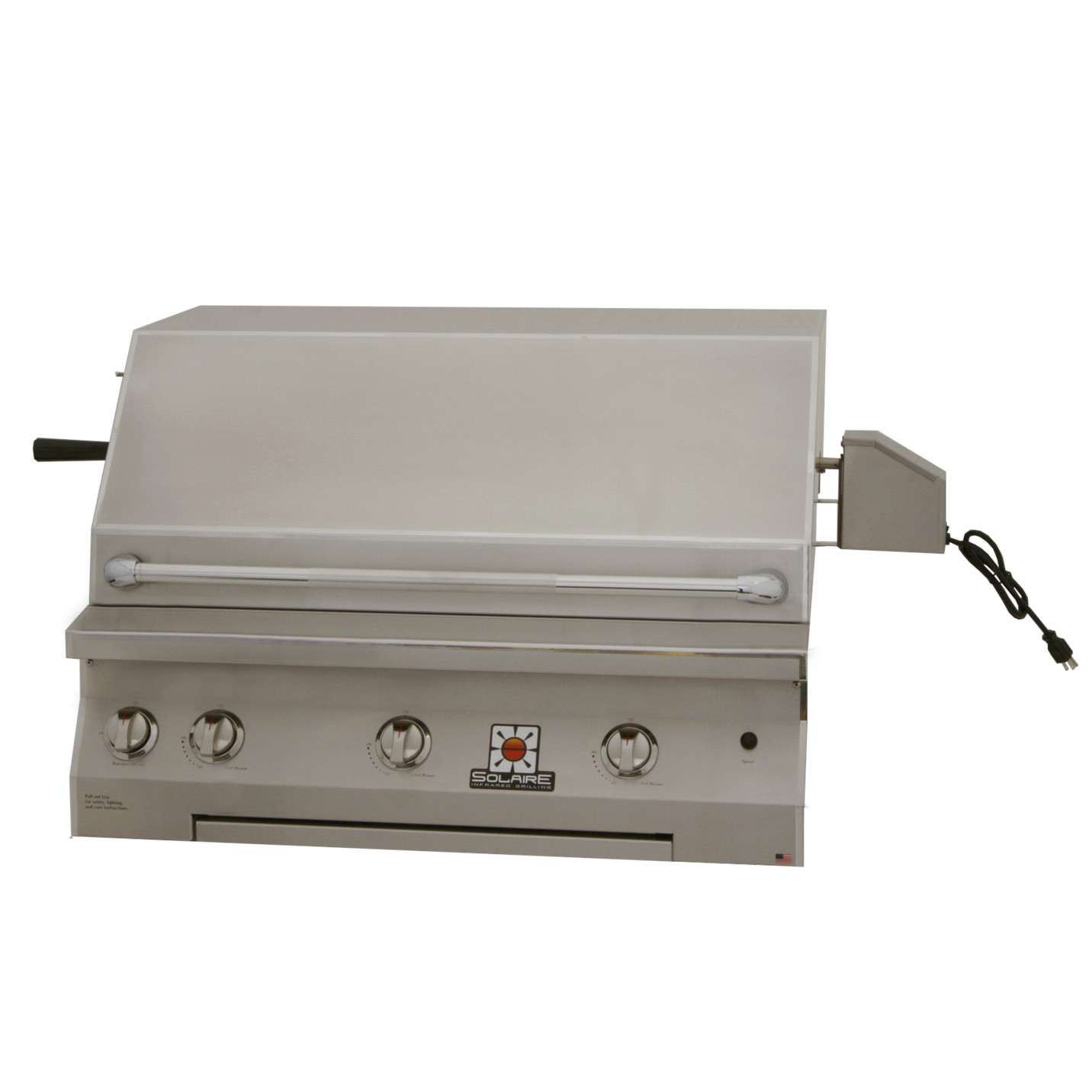Solaire 36-Inch Built-In All Infrared Natural Gas Grill with Rotisserie