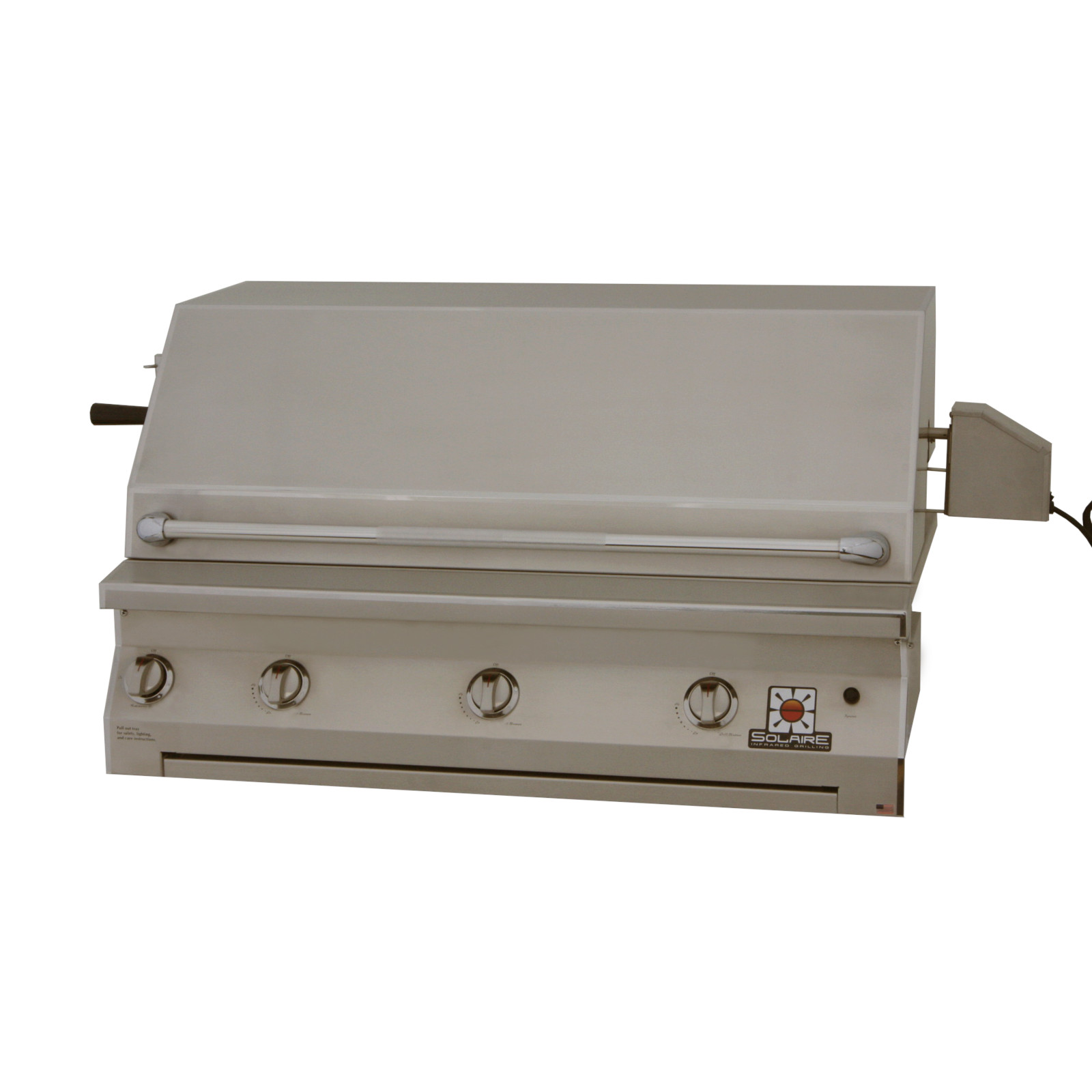 Solaire 42-Inch Built-In All Infrared Natural Gas Grill with Rotisserie