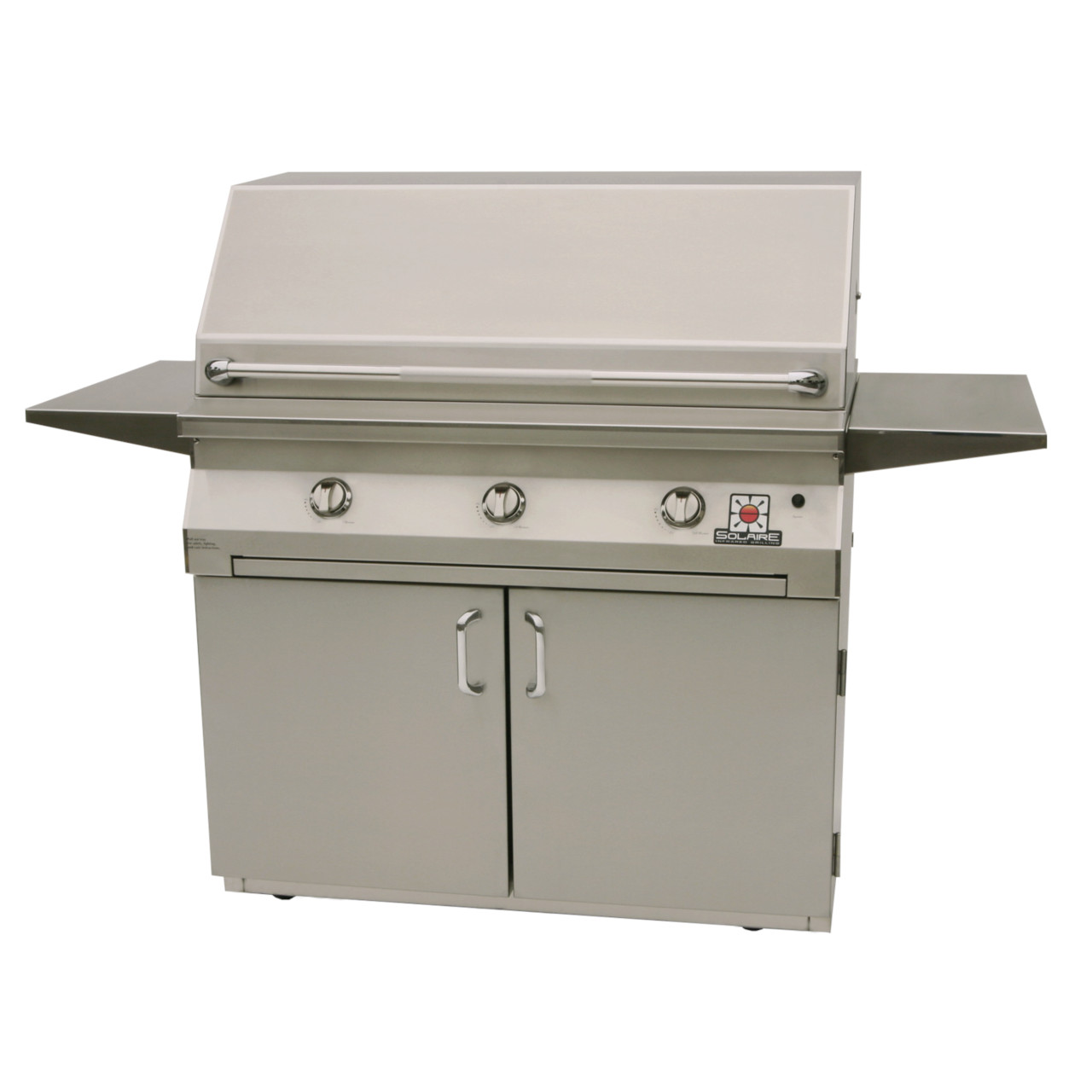 Solaire 42-Inch Freestanding InfraVection Propane Gas Grill With Two Infrared Burners and Rotisserie on Standard Cart