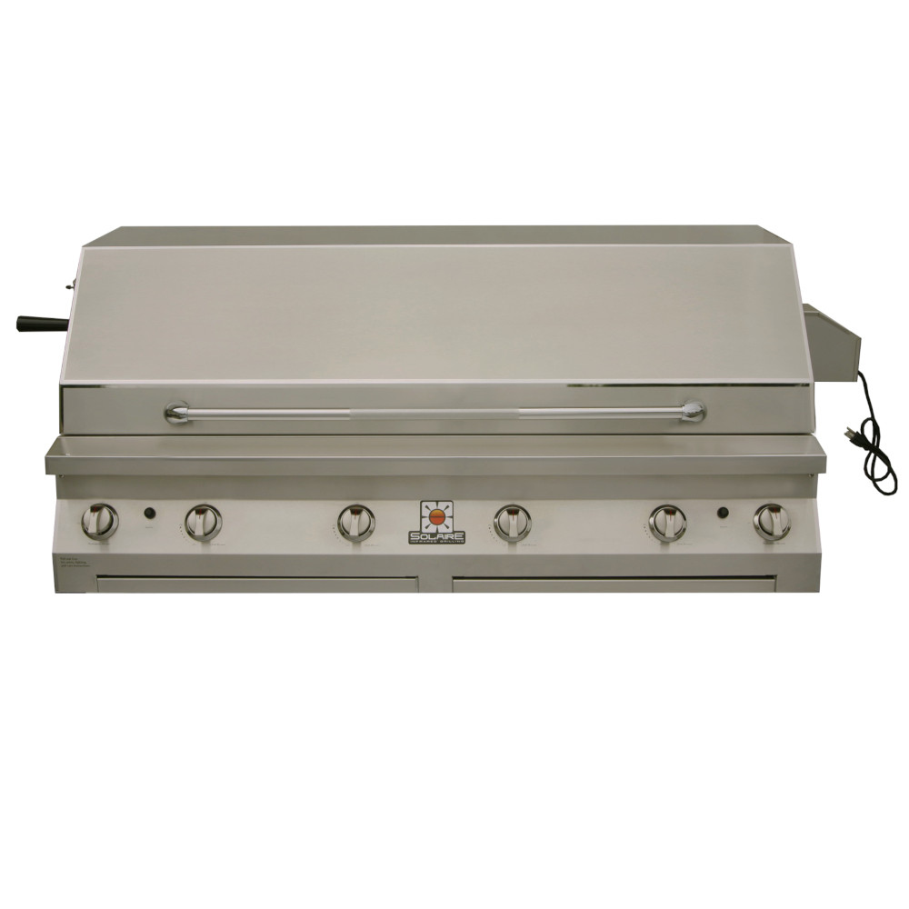 Solaire 56-Inch Built-In All Convection Natural Gas Grill with Dual Rotisserie