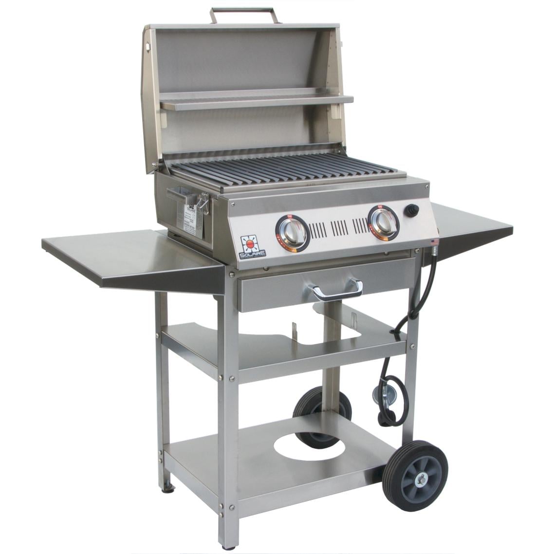 Solaire AllAbout Freestanding 3-Burner Infrared Propane Gas Grill