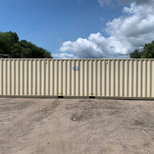 New 40 ft Standard Height Shipping Container – Beige or Red