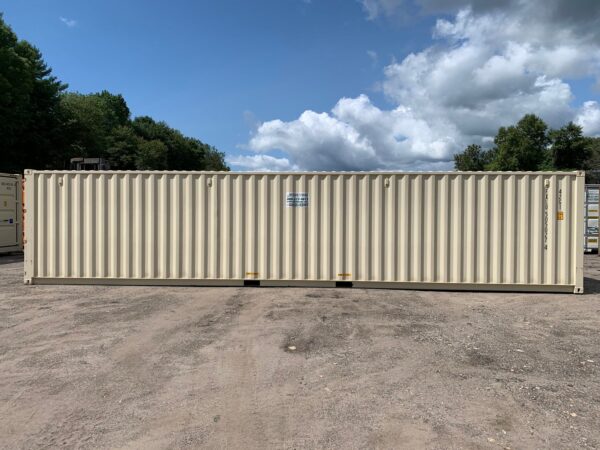 New 40 ft Standard Height Shipping Container – Beige or Red