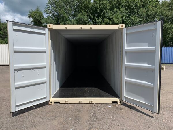 New 40 ft Standard Height Shipping Container – Beige or Red - Image 18