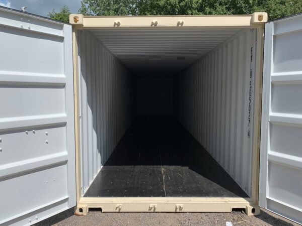 New 40 ft Standard Height Shipping Container – Beige or Red - Image 19
