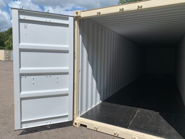 New 40 ft Standard Height Shipping Container – Beige or Red - Image 20