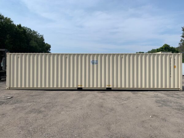 New 40 ft Standard Height Shipping Container – Beige, Blue, Red - Image 12
