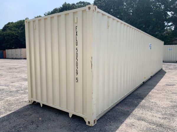 New 40 ft Standard Height Shipping Container – Beige, Blue, Red - Image 15
