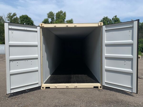 New 40 ft Standard Height Shipping Container – Beige, Blue, Red - Image 18