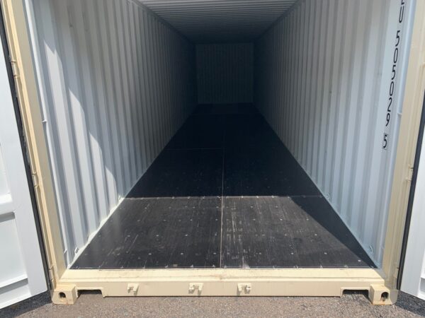 New 40 ft Standard Height Shipping Container – Beige, Blue, Red - Image 23