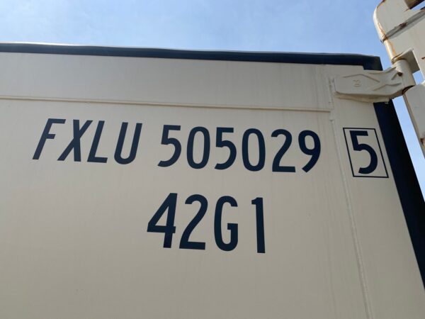 New 40 ft Standard Height Shipping Container – Beige, Blue, Red - Image 35
