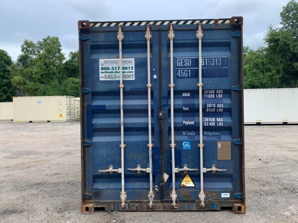 Used 40 ft High Cube Shipping Container – Blue or Red - Image 3