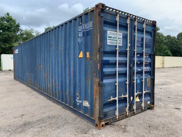 Used 40 ft High Cube Shipping Container – Blue or Red - Image 12