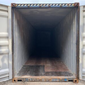 Used 40 ft High Cube Shipping Container – Blue or Red