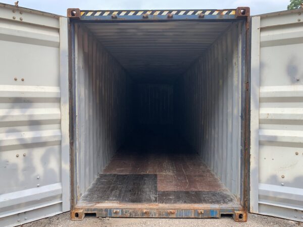 Used 40 ft High Cube Shipping Container – Blue or Red