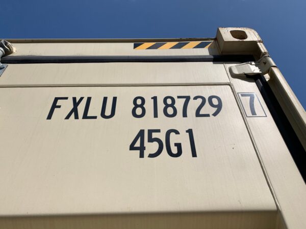 Used 40 ft High Cube Double-Door Shipping Container – Beige or Blue - Image 2