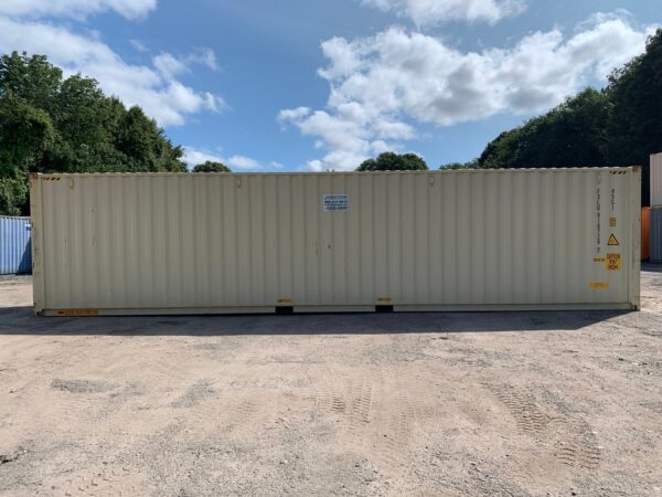 Used 40 ft High Cube Double-Door Shipping Container – Beige or Blue - Image 16