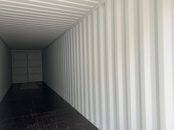 Used 40 ft High Cube Double-Door Shipping Container – Beige or Blue - Image 26