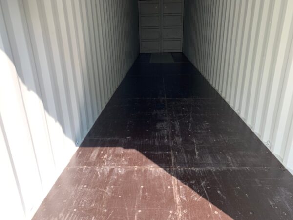 Used 40 ft High Cube Double-Door Shipping Container – Beige or Blue - Image 28