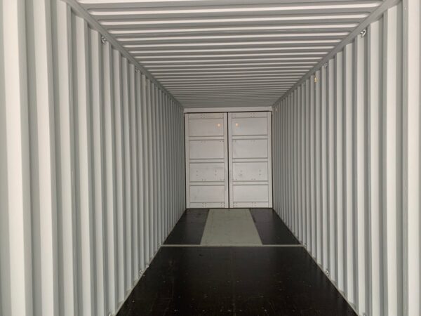 Used 40 ft High Cube Double-Door Shipping Container – Beige or Blue - Image 29