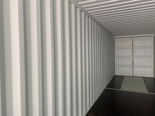 Used 40 ft High Cube Double-Door Shipping Container – Beige or Blue - Image 30