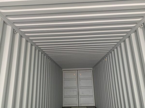 Used 40 ft High Cube Double-Door Shipping Container – Beige or Blue - Image 32