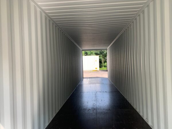 Used 40 ft High Cube Double-Door Shipping Container – Beige or Blue - Image 36