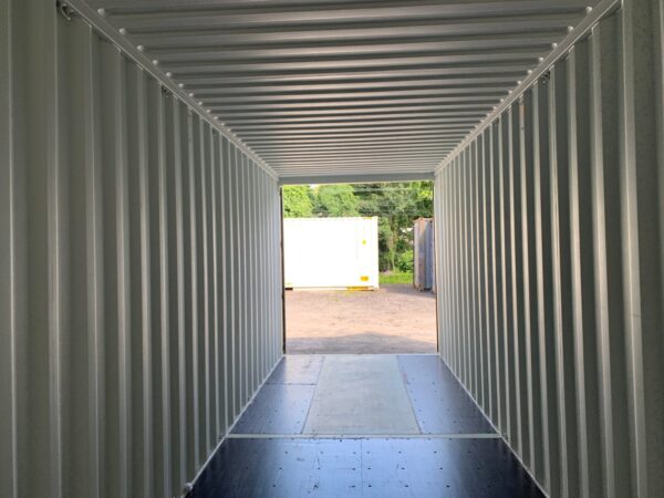 Used 40 ft High Cube Double-Door Shipping Container – Beige or Blue - Image 37