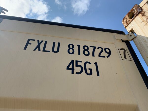 Used 40 ft High Cube Double-Door Shipping Container – Beige or Blue - Image 40