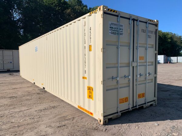 New 40 ft High Cube Double-Door Shipping Container – Beige or Red - Image 13