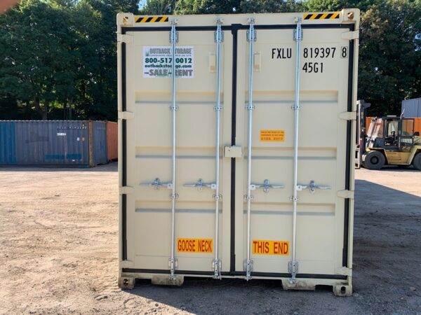 New 40 ft High Cube Double-Door Shipping Container – Beige or Red - Image 14