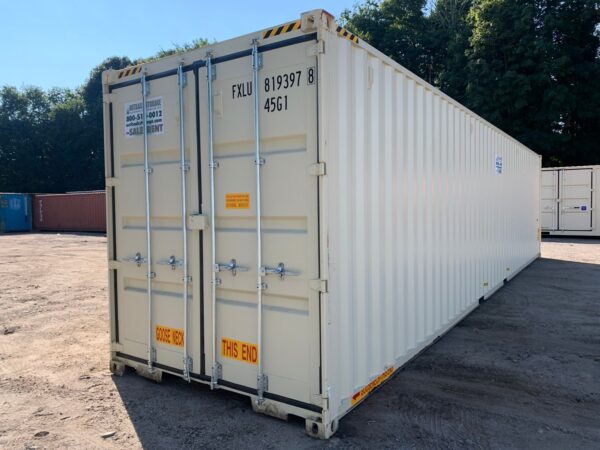 New 40 ft High Cube Double-Door Shipping Container – Beige or Red - Image 15