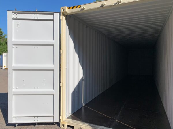 New 40 ft High Cube Double-Door Shipping Container – Beige or Red - Image 20